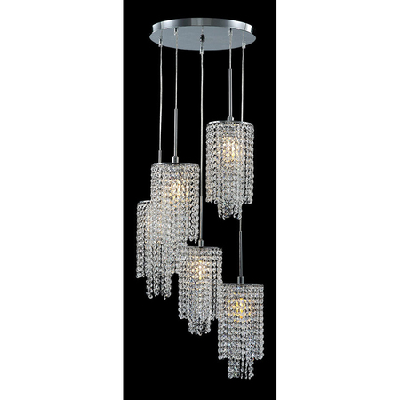 JAMES R MODER Contemporary Crystal Chandelier 41045S11